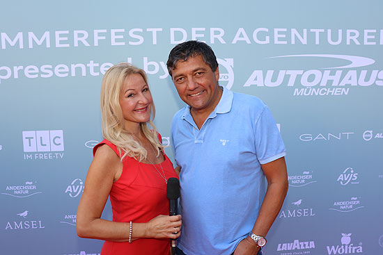 Barbara Osthoff, Sven Sturm @ 20. Agenturen-Sommerfest (©Foto: Martin Schmitz)